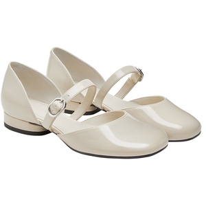 CHARLES&KEITH25夏季新款CK1-70360163平底圆头一字带玛丽珍单鞋