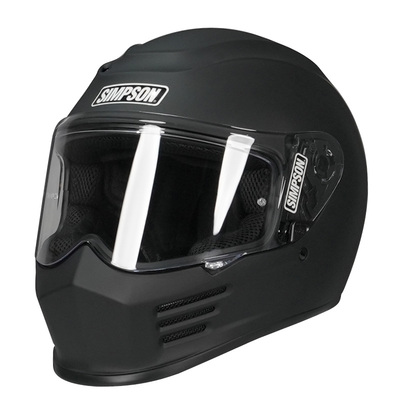 辛普森摩托车骑行头盔全盔复古男