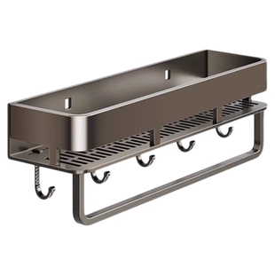 卫生间浴室置物架加高免打孔挂墙上洗手间厕所洗漱台高端收纳架子