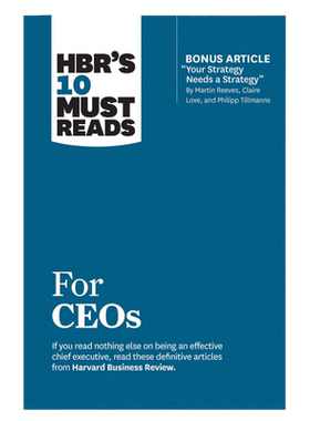 【中图原版】Hbr  S 10 Must Reads For Ceos  进口书籍书本