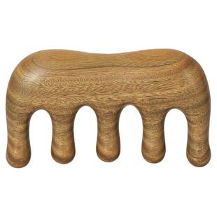 【直播间好物】初心头部按摩梳檀木头皮多功能身体刮痧经络梳子