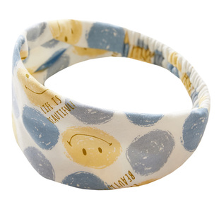 澄湖螺产妇头巾全棉印花抹额坐月子束发孕妇产后春秋护额月子发带