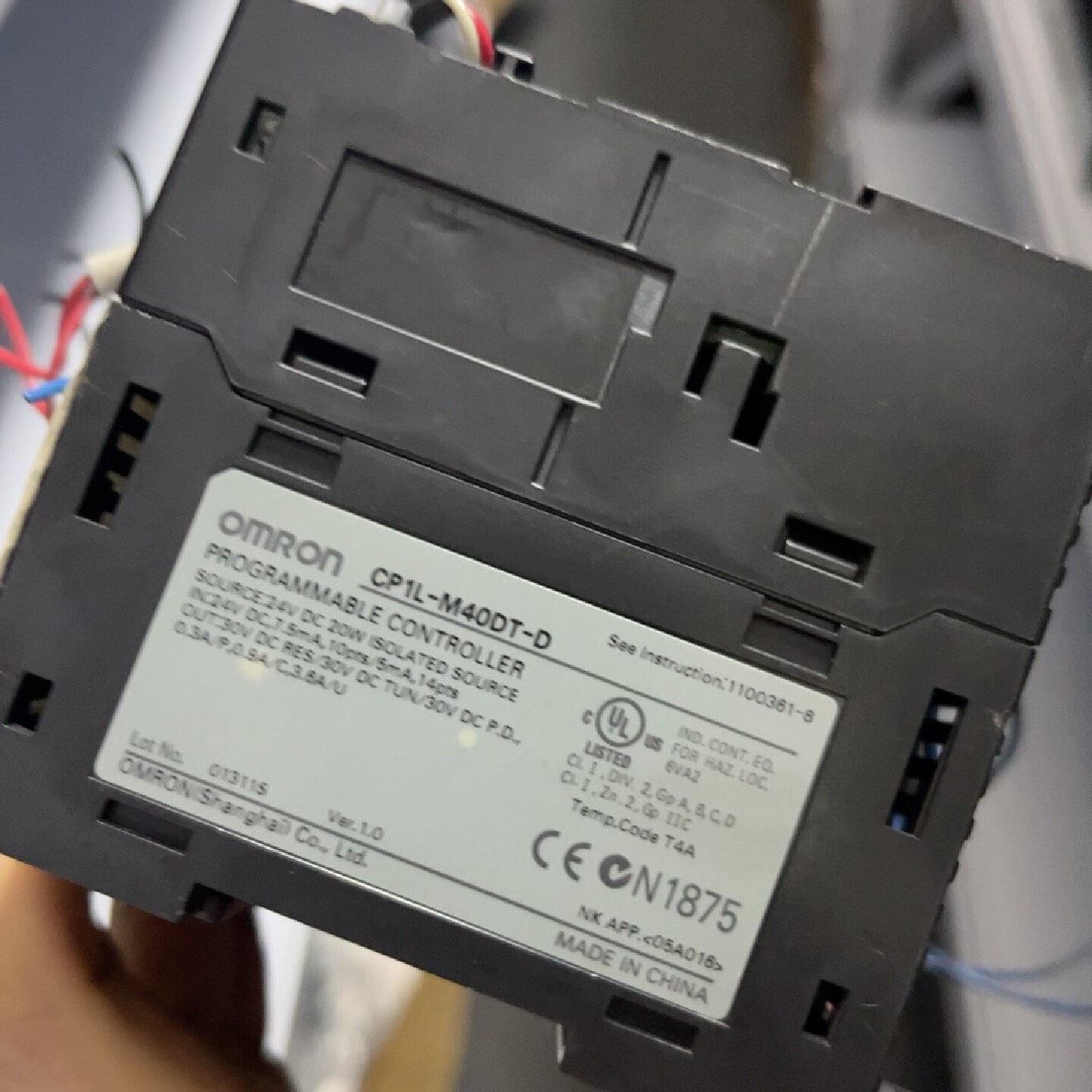 议价欧姆龙CP1L-M40DT-D PLC控制器，拆机件，成色还
