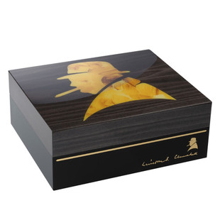 Davidoff/大卫杜夫 丘吉尔艺术家雪茄保湿盒 养茄保养盒 高端礼品