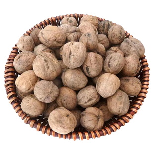 陕西秦岭老品种核桃野生厚皮老树干核桃纯天然无漂白自然晒干新货