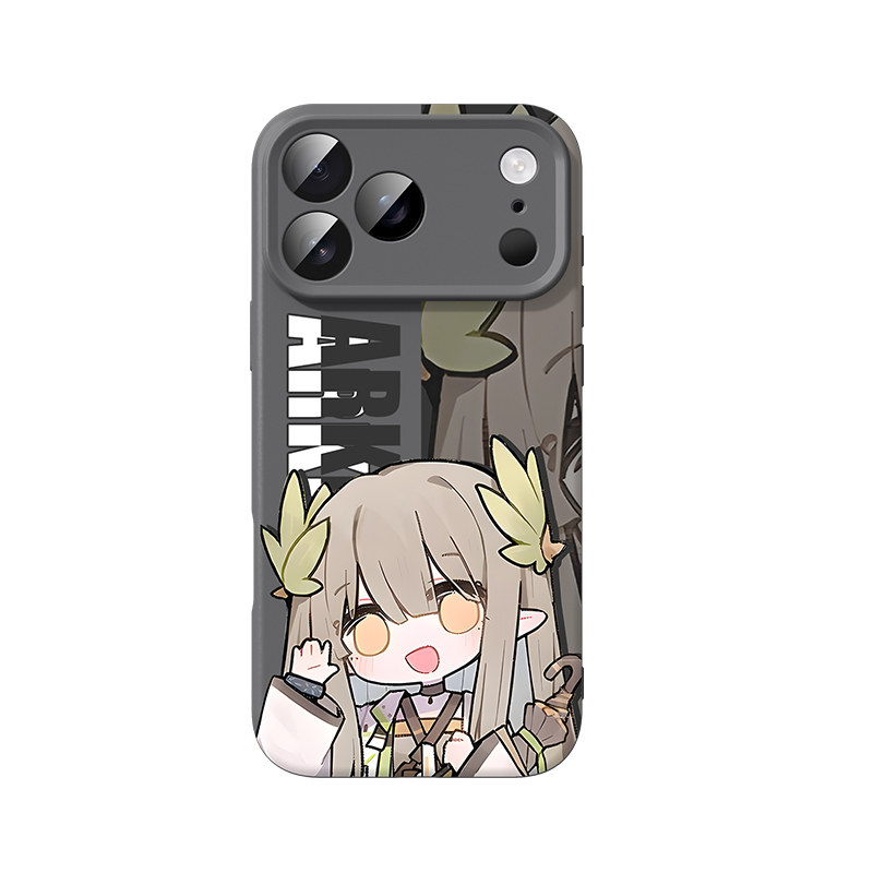 适用苹果18pro手机壳iPhone17promax液态硅胶16pm明日方舟15por二次元14磁吸ip13卡通创意pl