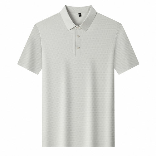 抗皱男士翻领冰丝短袖POLO衫夏季速干加大码胖子半袖宽松上衣T恤