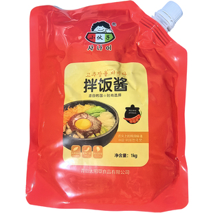 韩味乐正统拌饭酱1kg辣炒鸡爪酱烤肉蘸酱辣炒年糕酱大酱汤酱蘸酱