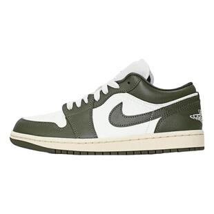 Nike耐克女鞋air Jordan 1 AJ1橄榄绿 低帮板鞋篮球鞋DC0774-122