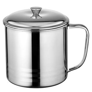 304大容量不锈钢水杯儿童幼儿园可定制杯做烤梨带盖茶缸家用口杯