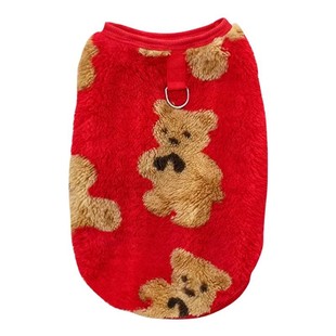 宠物衣服狗狗喜庆背心冬季柯基柴犬新年装过年战袍冬装秋冬款马甲