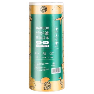 竹纤维周抛抹布加大加厚干湿两用厨房清洁去油洗碗巾懒人百洁抹布