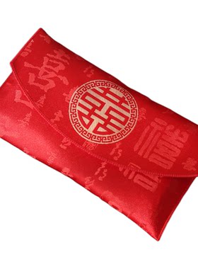 中式结婚专用布袋流苏红包改口费