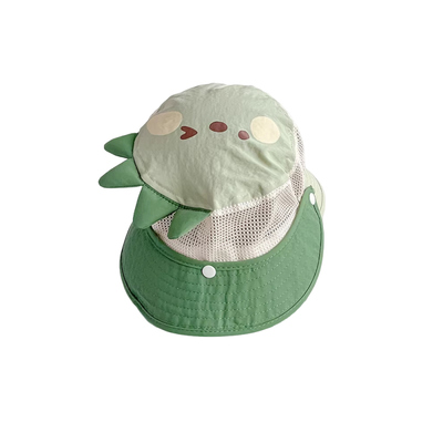 宝宝帽子春夏薄款防晒帽男女儿童网户外遮阳帽婴儿渔夫帽速干婴童