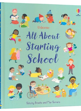 Usborne All About Starting School 尤斯伯恩 入学全知道 幼儿百科科普绘本 英文原版进口儿童图书