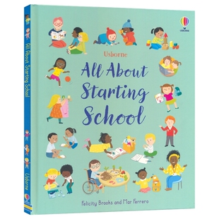 Usborne All About Starting School 尤斯伯恩 入学全知道 幼儿百科科普绘本 英文原版进口儿童图书