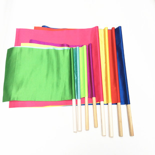 彩旗 舞蹈小红旗 儿童幼儿园课间早操道具三级旗语兵考级表演道具