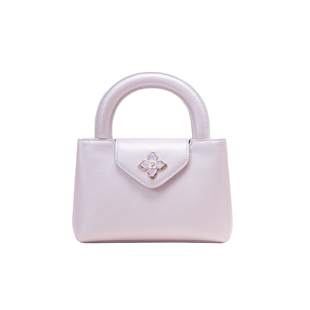 【盖玥希同款】DV经典NANO薇薇包珠光小牛皮手提凯莉包斜挎包女包