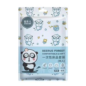 酒店一次性四件套三件套床单被套旅行加厚加大双人浴巾柔软吸水