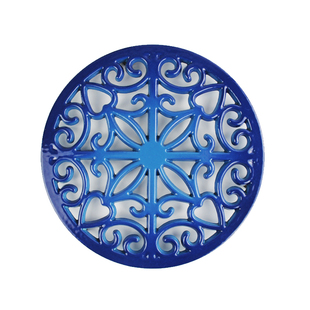 西餐垫砂锅垫高级感隔热餐桌桌垫防烫防水珐琅彩色铸铁精美艺术品