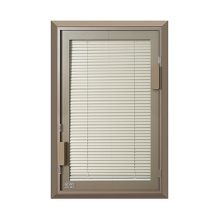 walsunny磁控百叶窗铝合金单玻璃中空磁吸内开窗窗帘内嵌式蜂巢帘