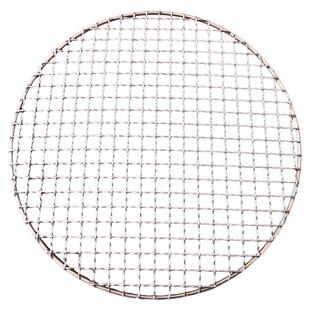 烧烤网圆形韩式烤肉篦子304不锈钢烧烤网烤肉网蒸煮油炸熏肉篦子