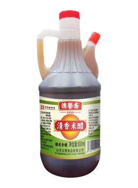 德馨斋800ml清香米醋饺子食醋