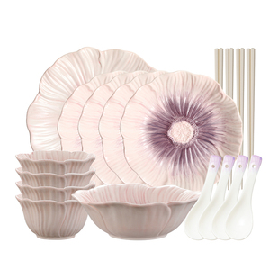 新婚餐具新婚礼物高颜值餐具礼盒特别漂亮的碗筷套装结婚年会礼品