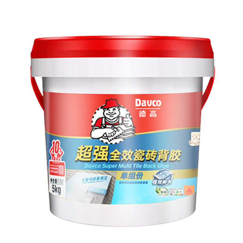 德高瓷砖背胶瓷砖背涂胶强效玻化砖墙地砖超强粘接剂上墙桶装5kg