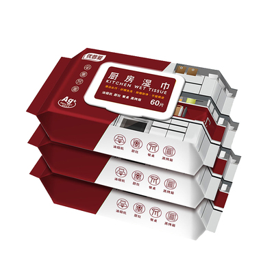 优普爱厨房湿巾60抽*6包