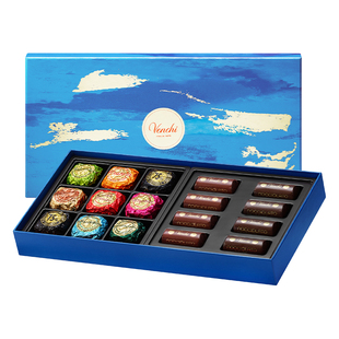 Venchi闻绮鱼子酱状巧克力长形礼盒进口高端零食节日生日送礼物