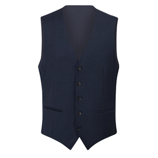 【70澳洲美丽诺羊毛】CULTUM可机洗免熨烫商务通勤马夹西服马甲男