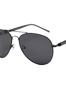 贝克汉姆同款高清偏光太阳镜时尚男士飞行员双梁蛤蟆眼镜开车墨镜