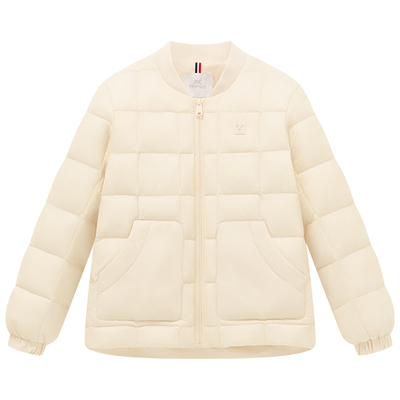 英氏轻薄保暖儿童鹅绒服女童防风