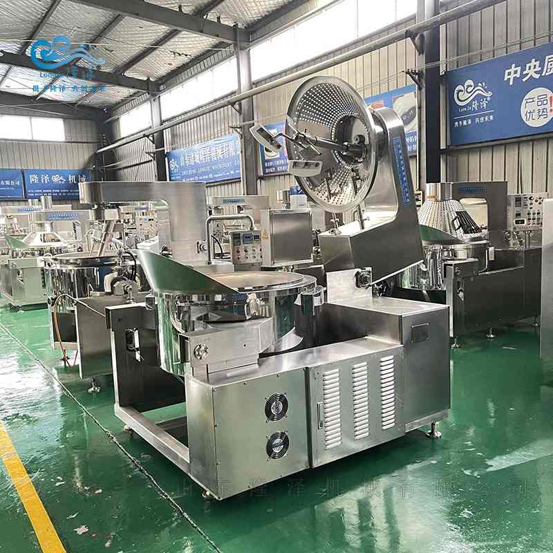 球形爆米花机 大型爆米花机设备 爆米花机流水线打散冷却