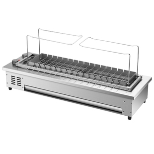 赛普龙烧烤炉商用真自动旋转炉子摆摊电热烤炉烤生蚝专用炉烤串机