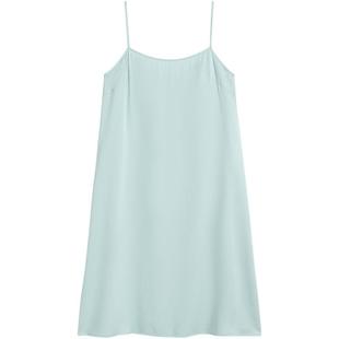 EXCEPTION例外女装春夏款连衣裙直筒小U领H型无袖裙子吊带裙长裙