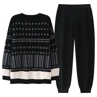 冬季睡衣男款半边绒2025新款长袖长裤保暖加厚高级感家居服可外穿