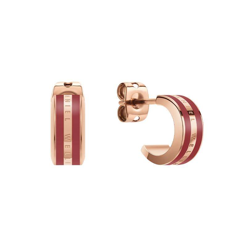 DW耳钉女款 EMALIE系列简约玫瑰金色耳饰时尚双色配饰