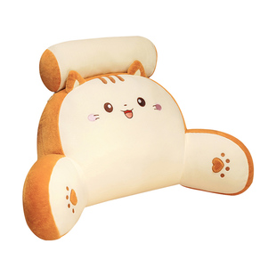 床头靠垫软包护腰靠枕大靠背孕妇沙发抱枕宿舍床上看书枕头腰垫夏