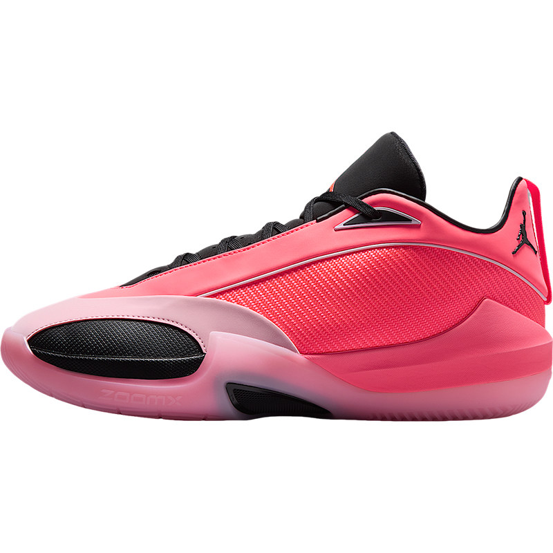 Nike耐克男鞋2026秋款荧光红撞色全掌ZoomX缓震篮球鞋 IO0424-600