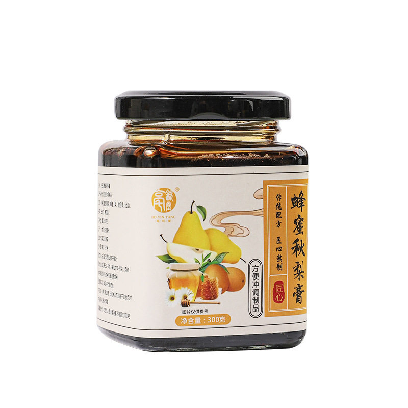 蜂蜜秋梨膏罗汉果枇杷果泡水好喝