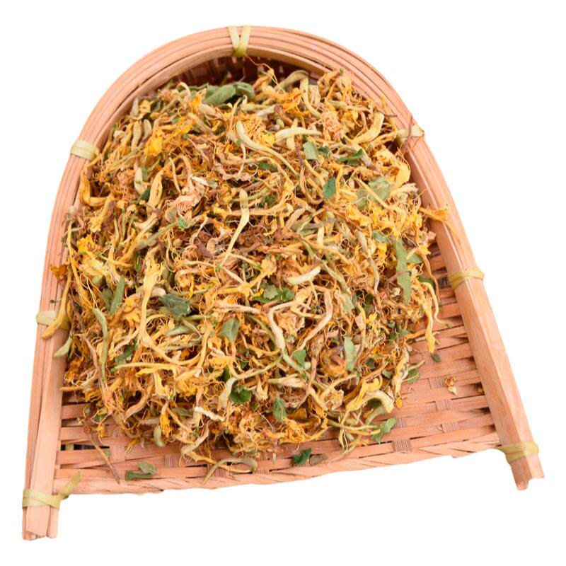 金银花深山无硫农家晒带绒毛凉茶