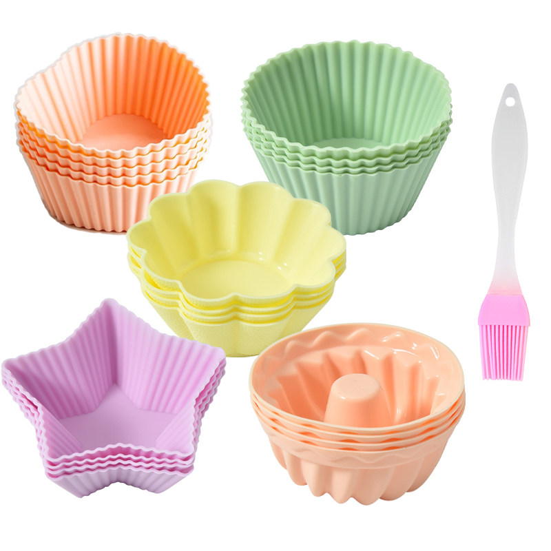 硅胶蛋糕模具食品级烘焙发糕蒸糕烘焙模具