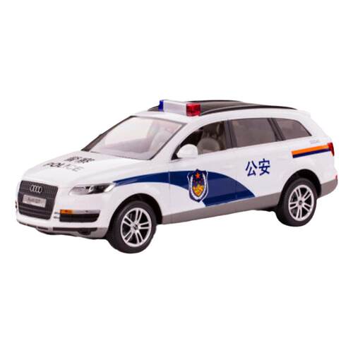 星辉宝马X6车模遥控汽车模型男孩电动儿童玩具越野车1:14警车版