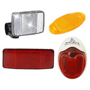 自行车反光板反光灯前后警示片装饰山地车夜骑辐条灯货架反光尾灯