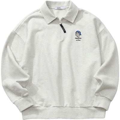 nauticawhitesail半开襟卫衣
