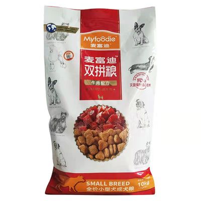 麦富迪双拼狗粮10kg通用型成犬