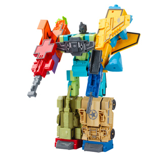 加大数字合体变形玩具字母机器人男孩金刚7益智恐龙3-6岁儿童汽车