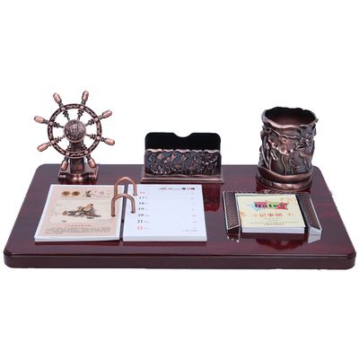 2026日历高档商务领导红木木质